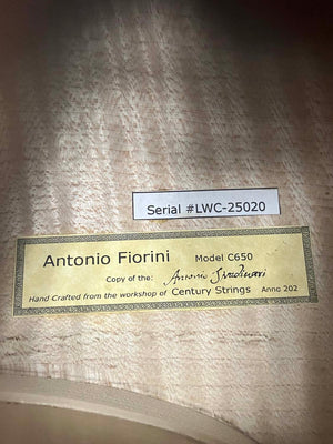 Antonio Fiorini 650 'Strad' 4/4 Cello