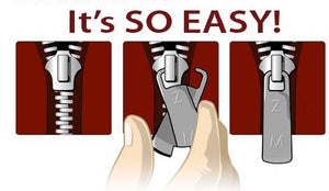 Zipper Fixer Pull Repair 2 Parts - Bigfoottrading Inc